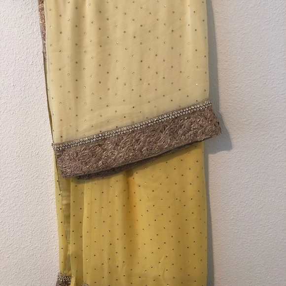 Chiffon saree/sari NWOT - Picture 2 of 3